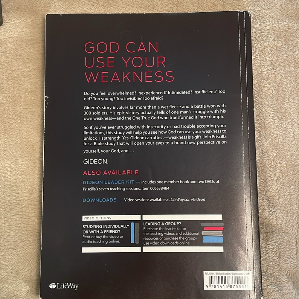 Paperback workbook-“Gideon” by Priscilla Shirer - Picture 2 of 3